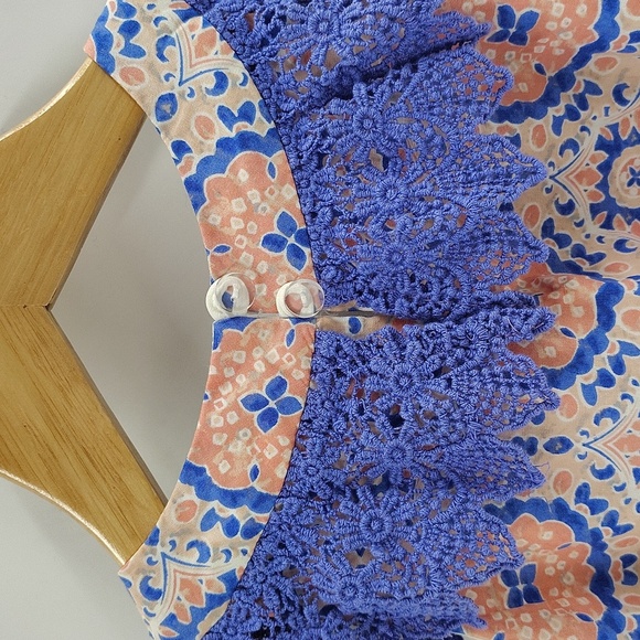 Counting Daisies Girls sleeveless Summer Dress Size 4 Pink Purple - Picture 7 of 7